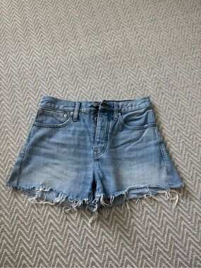 Madewell Light Blue Relaxed Denim Shorts